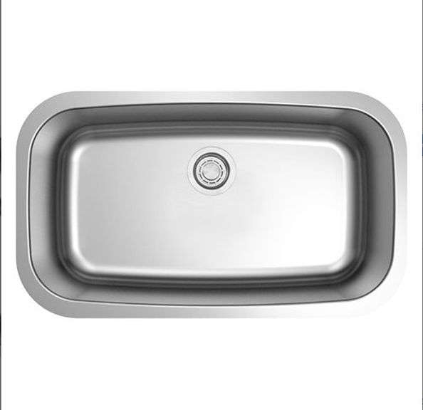 Dakota ® Standard Radius 32×18 Single Bowl Undermount Stainless Steel Kitchen Sink