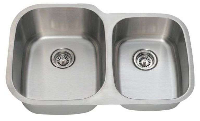 Revere Double Bowl Stainless Steel Undermount Sink