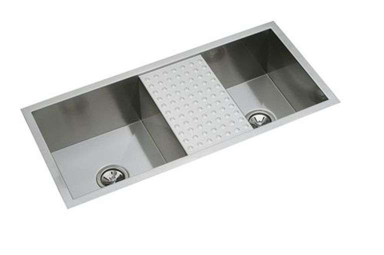 Elkay Avado Stainless Steel 40" x 18-1/2" Double Basin Kitchen Sink