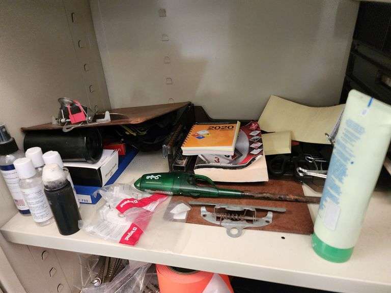 Shop Cabinet and Contents