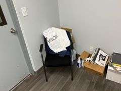 Contents of office, including desk and chairs and assorted office supplies paperwork not included