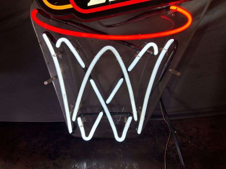 Miller Genuine Draft Light Basketball Neon Beer Sign