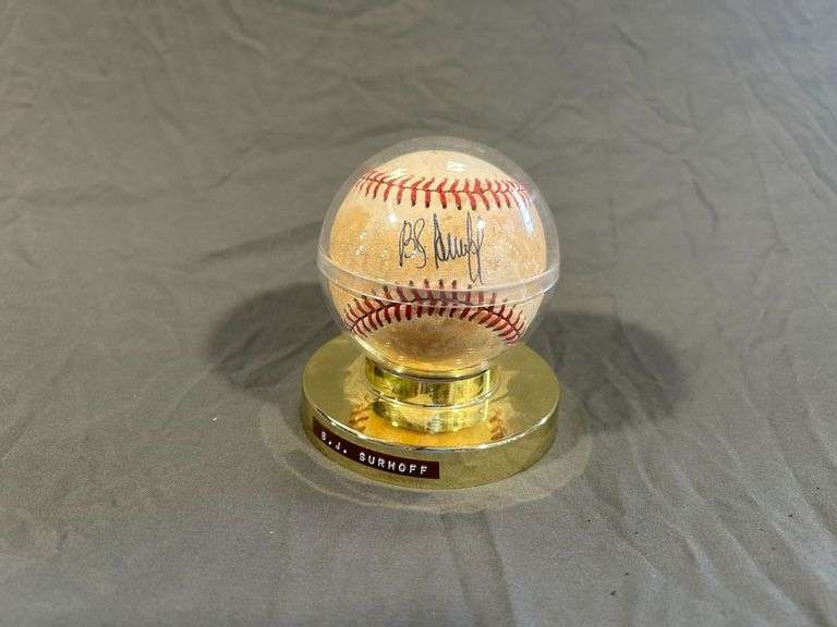 BJ Surhoff Signed Baseball