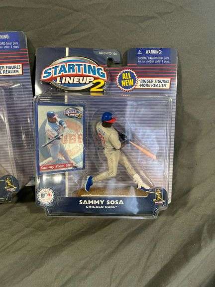Eight Assorted Starting Lineup Baseball and Football Figurines