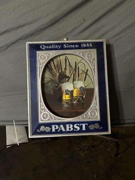 Pabst Blue Ribbon Beer Sign