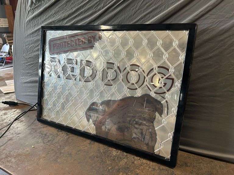 Red Dog Beer Lighted Bar Sign