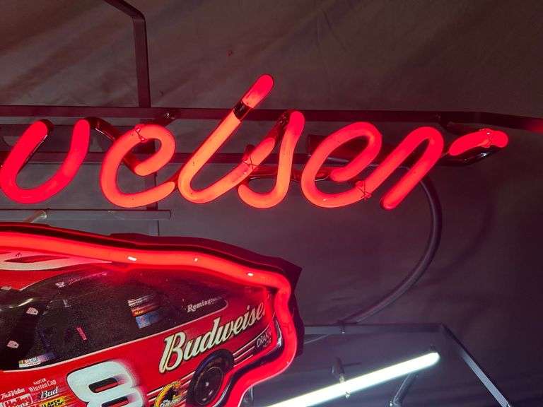 Budweiser Dale Earnhardt Jr Beer Sign