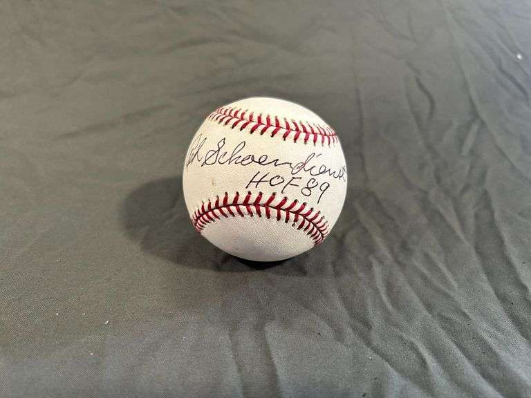 Red Schoendienst Signed Baseball