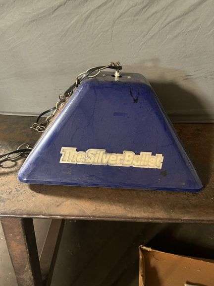 Coors Light Silver Bullet Hanging Light