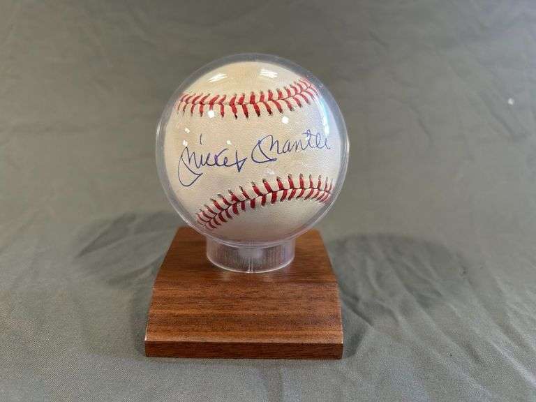 Mickey Mantle Autographed Rawlings Baseball