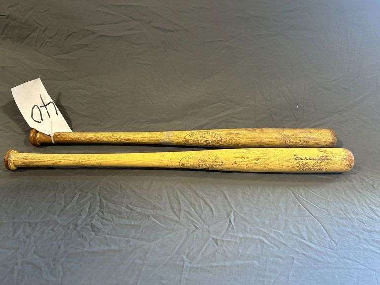 Louisville Slugger Pete Rose&Tony Perez Little Reds Bats