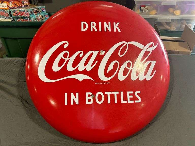 36" Coca-Cola Coke Button