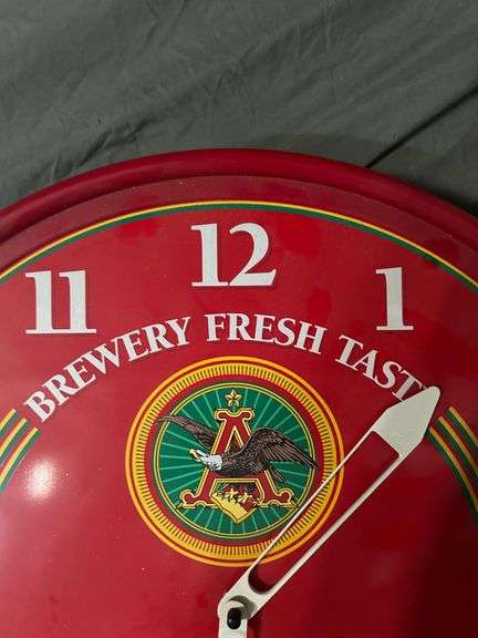 Budweiser 18" Clock