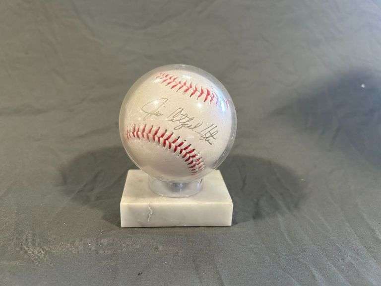 Jim "Catfish" Hunter Signed Baseball