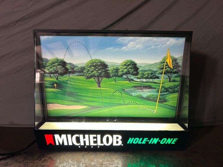 Michelob Golf Motion Lighted Sign