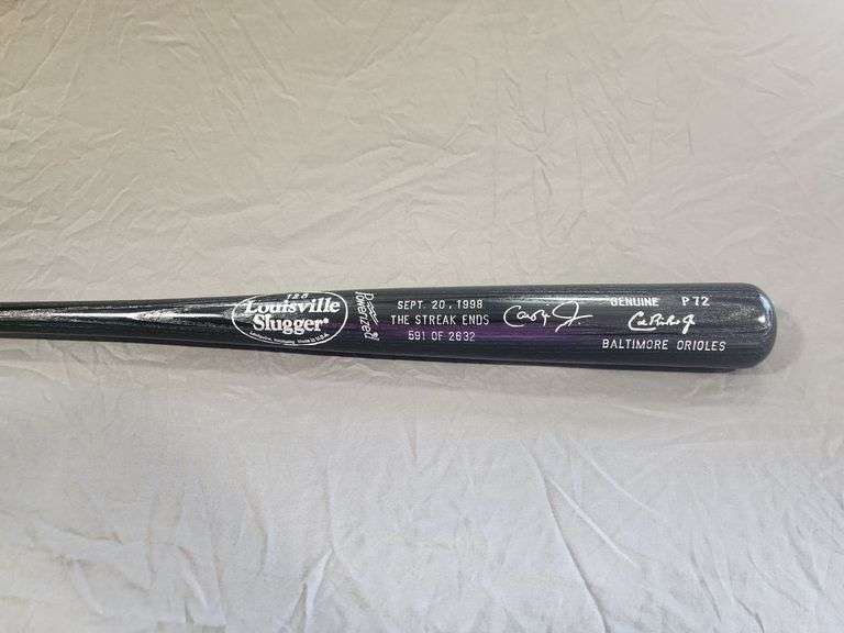 Cal Ripken Jr Autographed Louisville Slugger Special Edition Bat