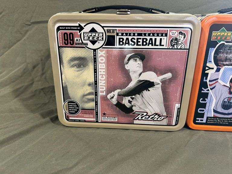Six Upper Deck Commemorative Lunch Boxes