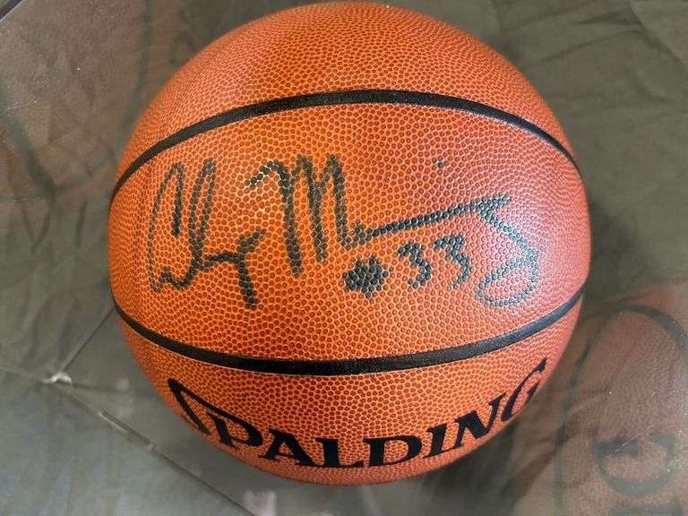 Alonzo Mourning Autographed Basketball