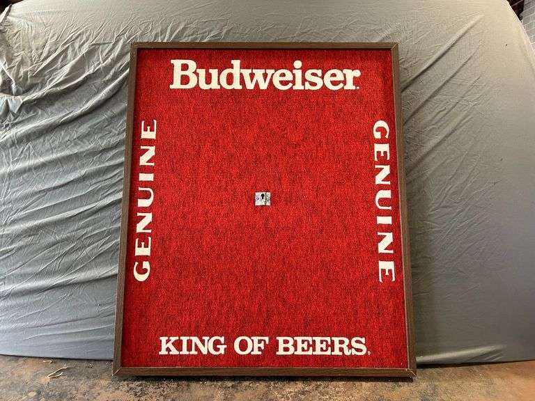Budweiser 31"x 37" Dart Board Hanger