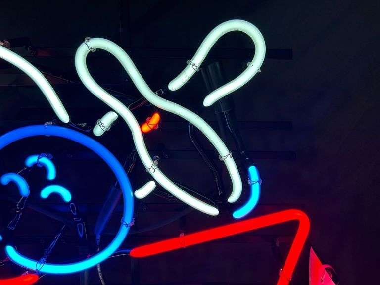 Budweiser Bowling Neon Sign