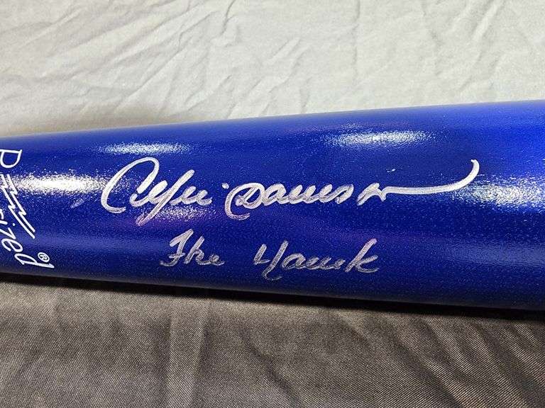 Andre Dawson Autographed Louisville Slugger Special Edition Bat