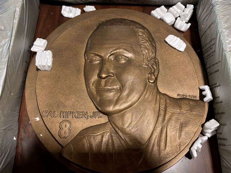 Upper Deck Limited Edition Cal Ripken jr Bronze Patina Monument