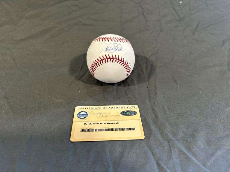 Derek Jeter Signed Baseball