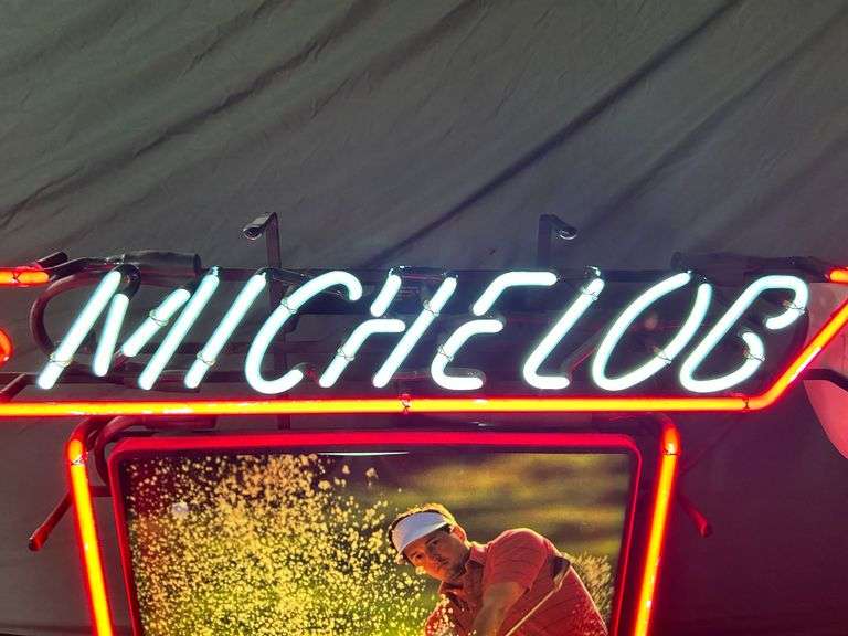 Michelob Golf Lighted Neon Sign