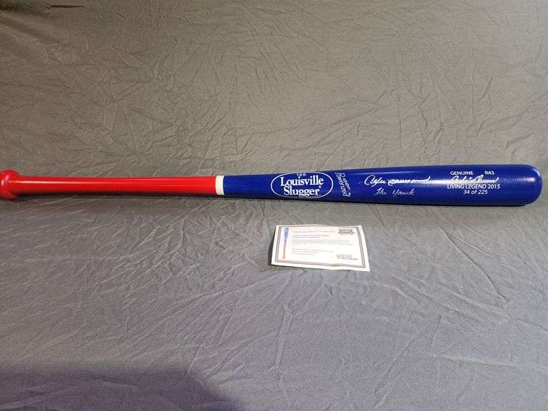 Andre Dawson Autographed Louisville Slugger Special Edition Bat