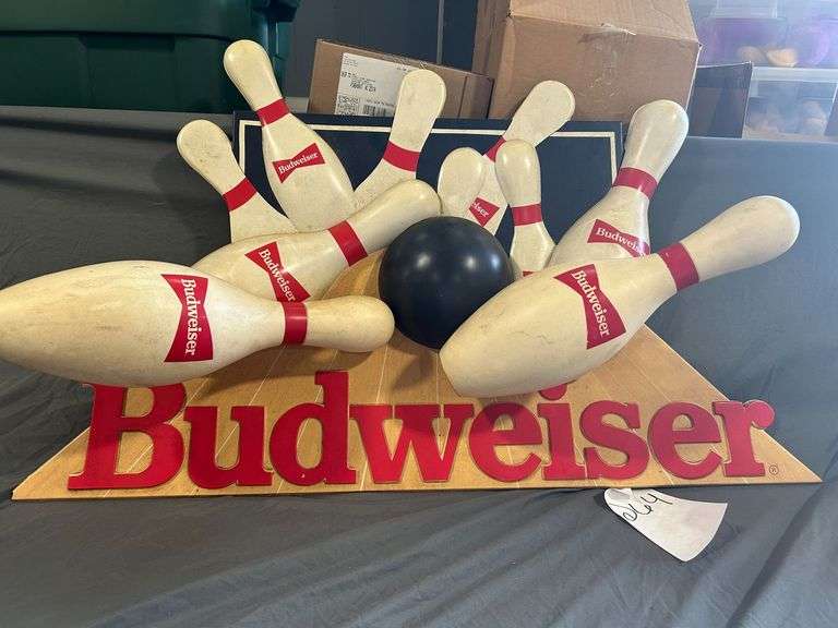Budweiser Bowling Advertising Display