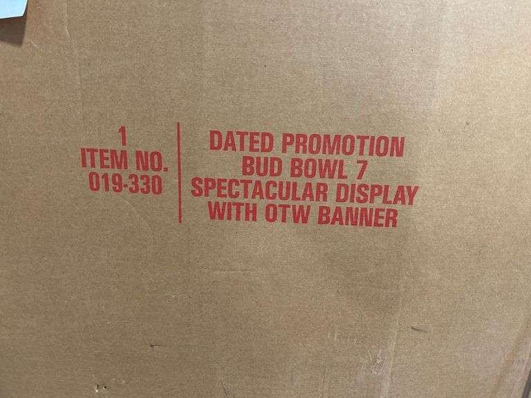 Budweiser Bud Bowl 7 Promotional Package In Sealed Box