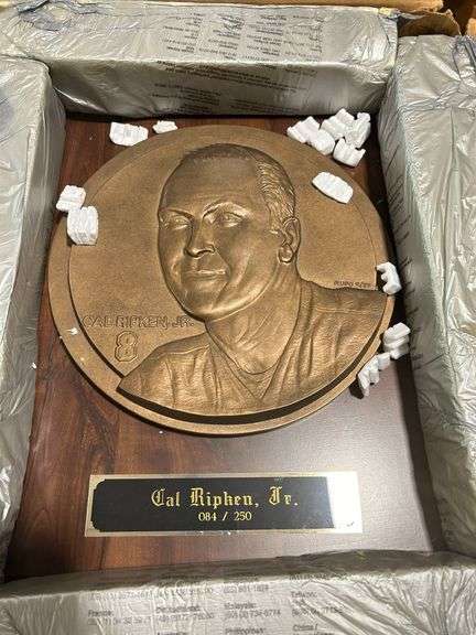 Upper Deck Limited Edition Cal Ripken jr Bronze Patina Monument