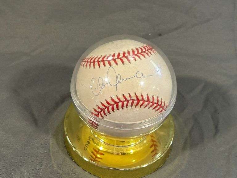 Chris Chambliss Autographed Baseball