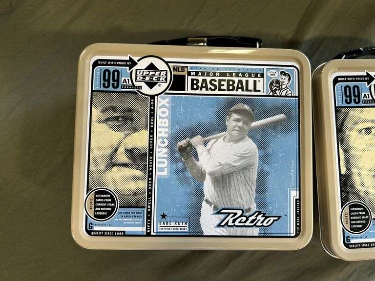 Six Upper Deck Commemorative Lunch Boxes