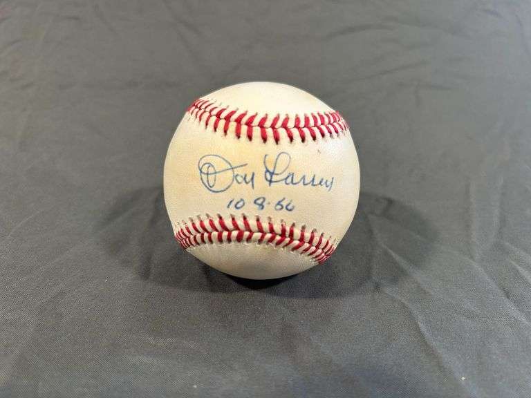 Don Larsen Autographed Baseball