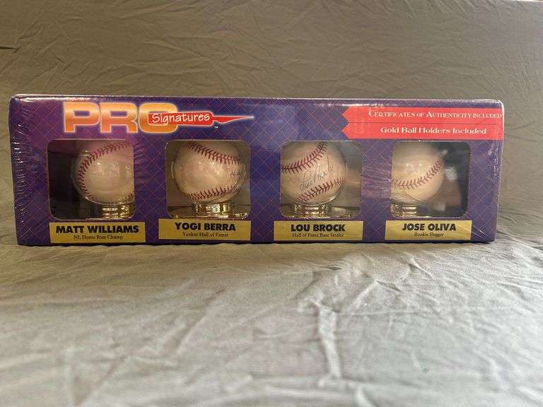Pro Signature Autographed Baseballs