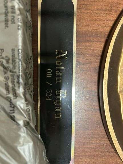 Upper Deck Limited Edition Nolan Ryan Bronze Patina Monument