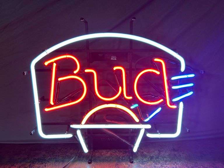 Bud Basketball Lighted Neon Sign