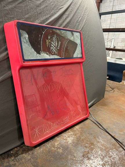 Miller Lighted Menu Board