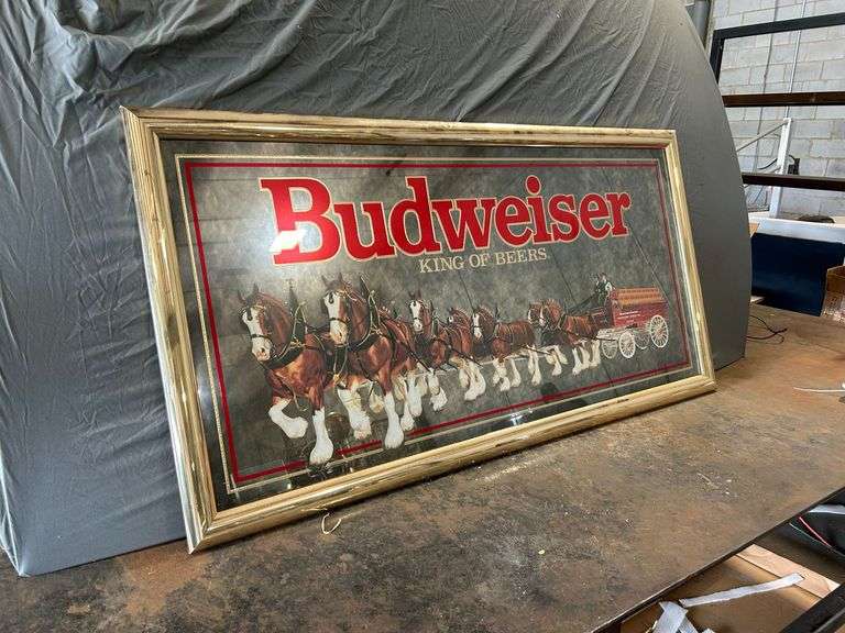 52" Budweiser Clydesdales Mirror