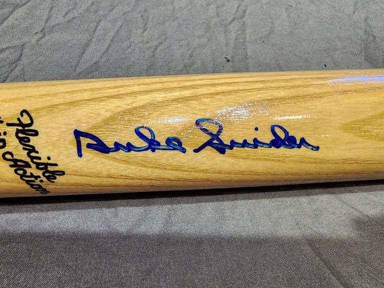 Duke Snider Autographed Adirondack Bat
