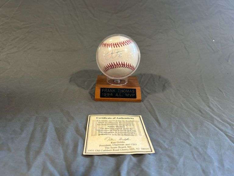 Frank Thomas Signed Baseball