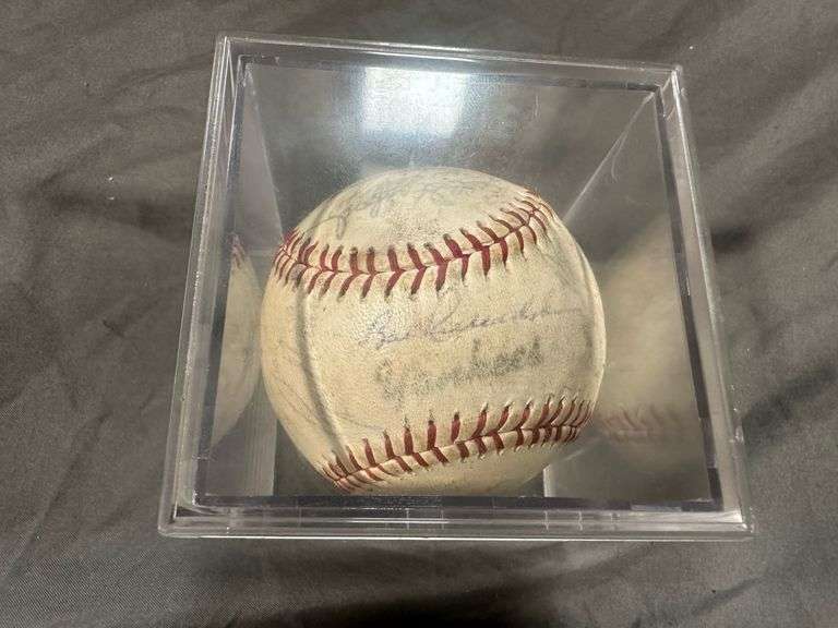 1939 MLB Multi Team Signed Ball
