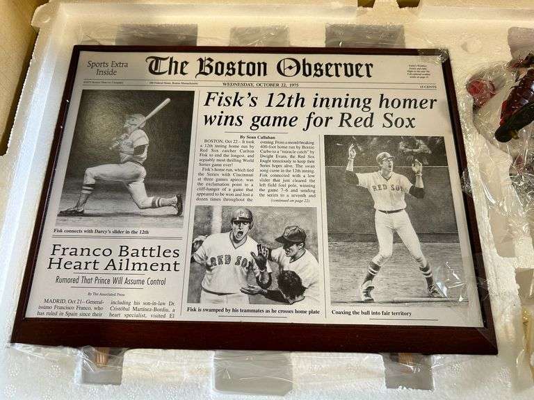Danbury Mint Don Larsen's Perfect Game Sculpture