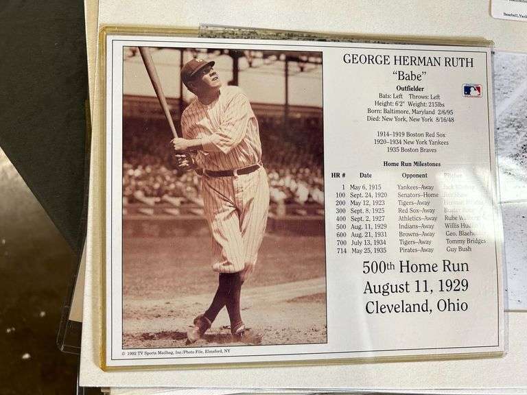 Grouping of Assorted Autographed and Vintage Sports Prints and Memorabilia