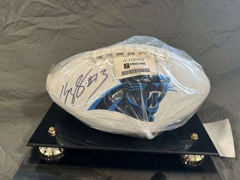 Kelvin Benjamin Autographed Carolina Panthers Football