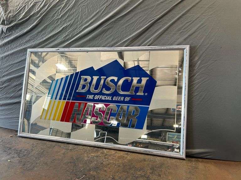 40" Nascar Busch Beer Bar Mirror