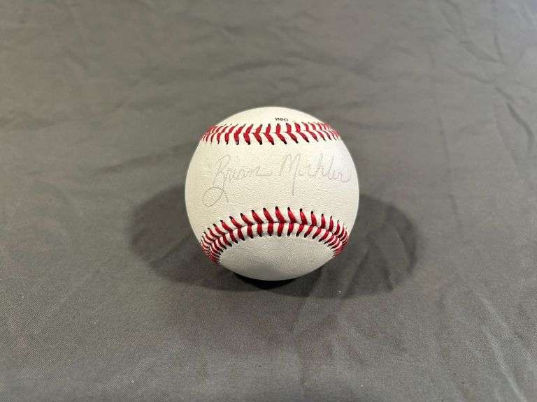 Brian Moehler Signed Baseball