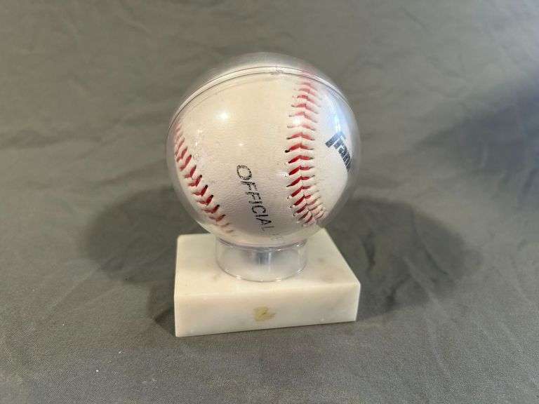 Jim "Catfish" Hunter Signed Baseball