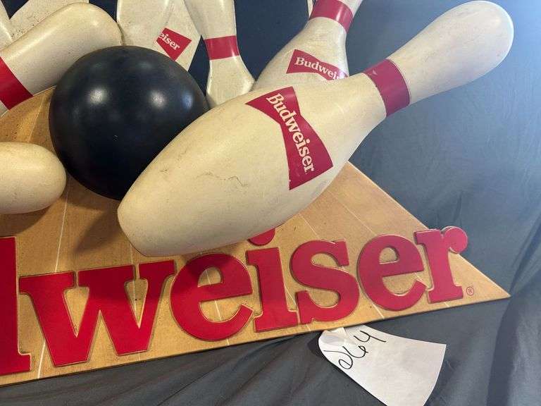 Budweiser Bowling Advertising Display